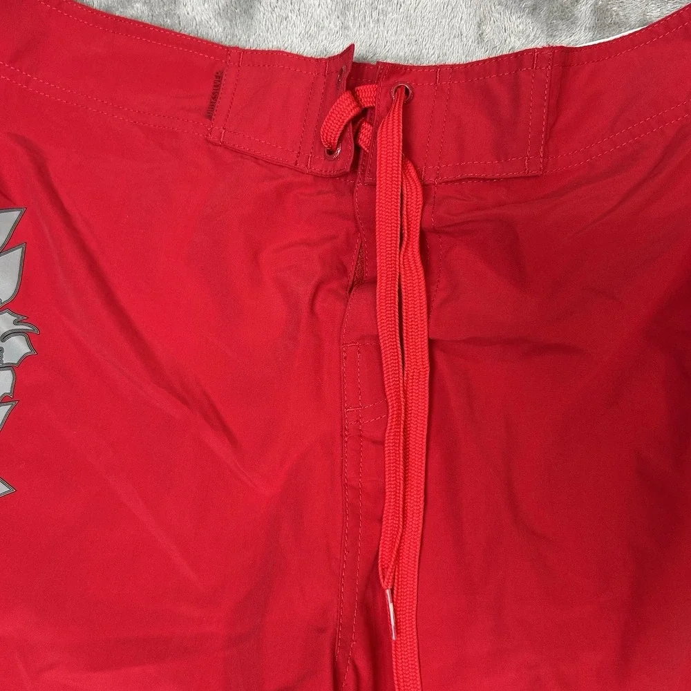 2-Pack Quiksilver Boardshorts Mens Size 36 Red Floral Surf Swim Beach Trunks-NWT